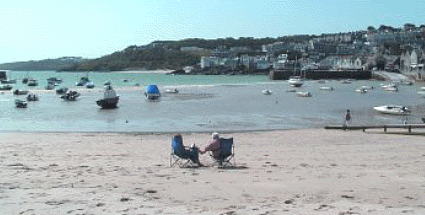 Am Strand von St. Ives