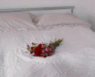 Schlafzimmer mit Doppelbett