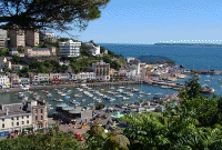 Torquay Blick auf den Hafen