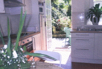 K�che mit T�r zur Terrasse