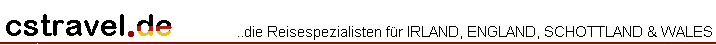 CS Travel GmbH - Impressun